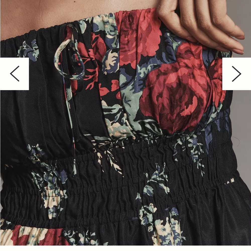 Anthropologie Somerset Silky Strapless Blouse NWT - Picture 3 of 4